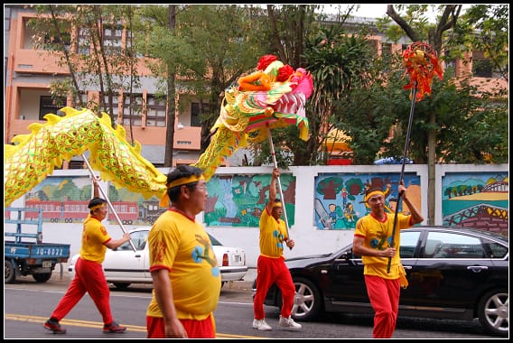 竹東-建國百年遊街活動(圖)