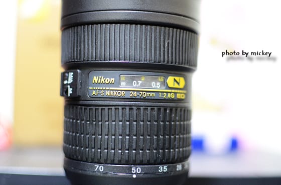 Nikon 24-70mm/F2.8G ED CUP