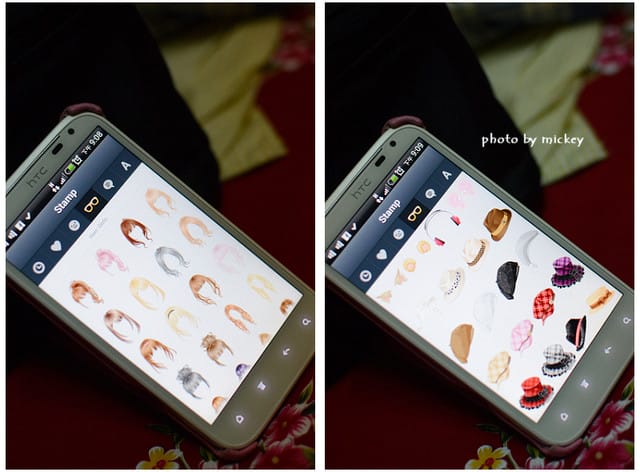 LINE camera (手機APP) 米奇兄被出賣啦