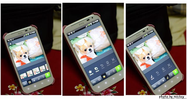 LINE camera (手機APP) 米奇兄被出賣啦