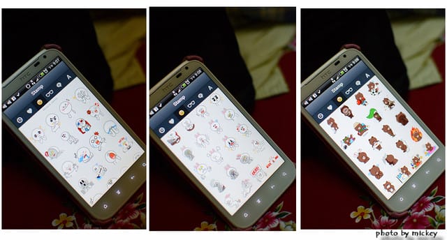 LINE camera (手機APP) 米奇兄被出賣啦