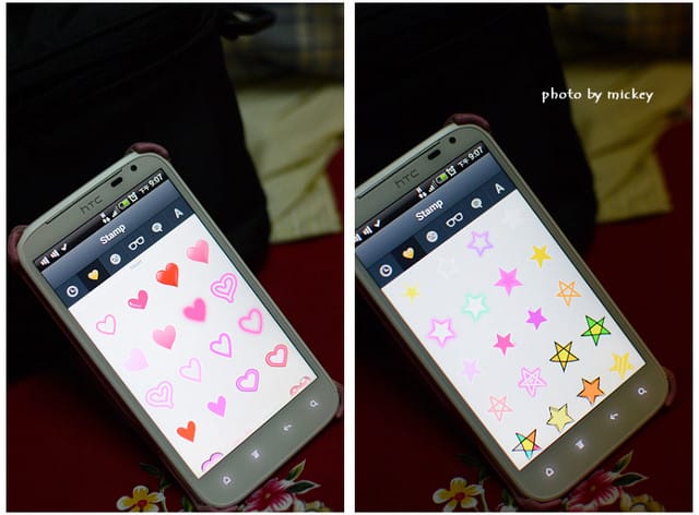 LINE camera (手機APP) 米奇兄被出賣啦