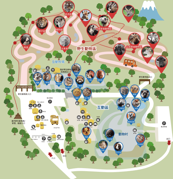 日本靜岡-富士野生動物園 日本靜岡-富士野生動物園