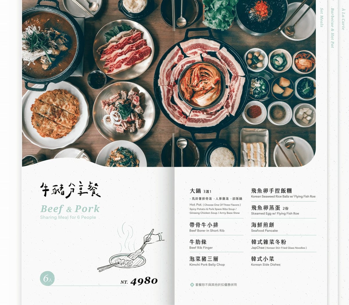 竹北-新橋韓式烤肉✔專人代烤✔小菜可續