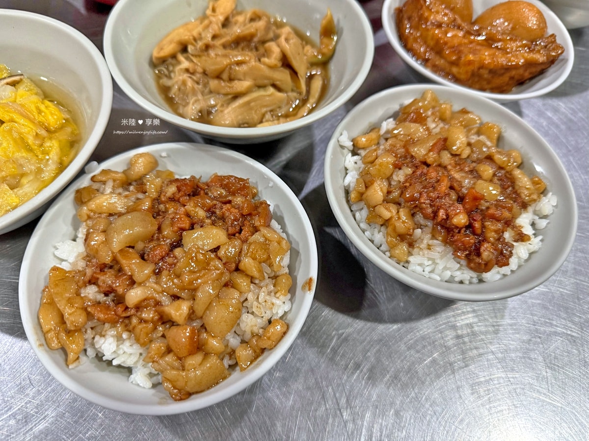 新竹-翁記滷肉飯|牛埔店|肥瘦肉滷肉飯|香菇雞湯